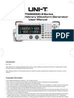 UTG9000C-II Series Function&Arbitrary Wareform Generator User Manual