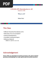 COL333/671: Introduction To AI