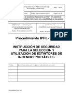 Selección y Utilización de Extintores