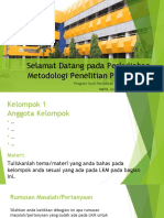 Template Presentasi Metodologi Penelitian A