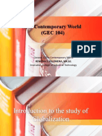 The Contemporary World (GEC 104) The Contemporary World (GEC 104)