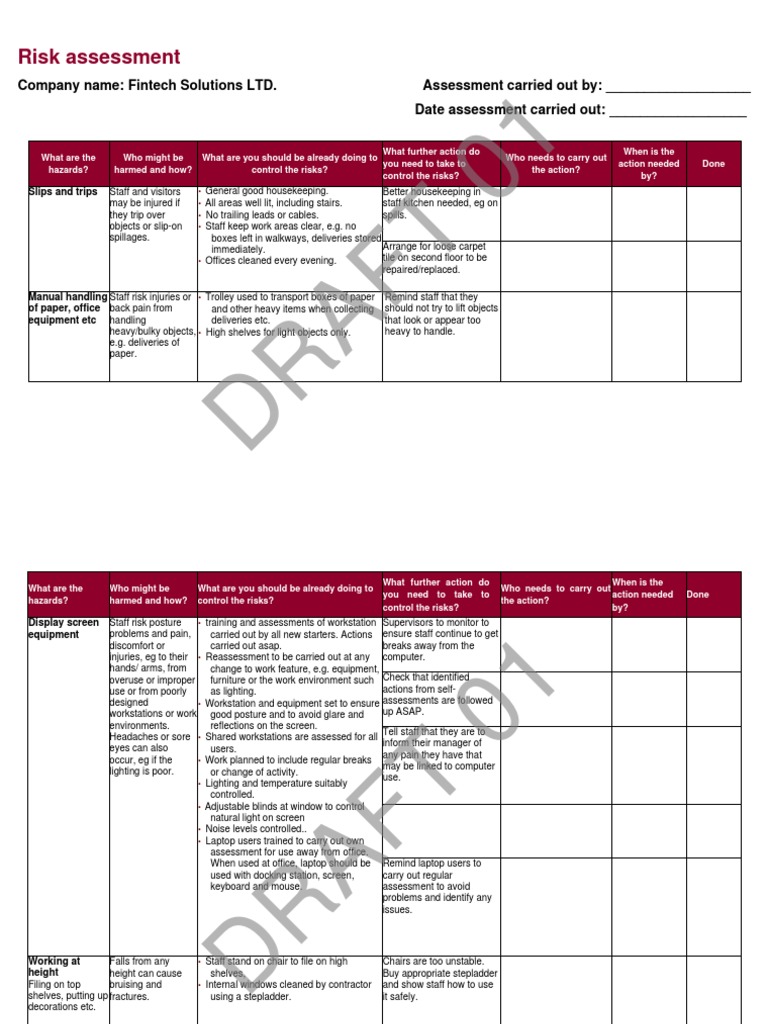 Fintech Solutions Risk Assessment Guide | PDF | Laptop | Safety