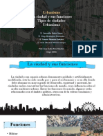 Funciones y tipos de ciudades en el urbanismo