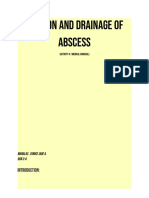 Incision and Drainage of Intra-Abdominal Abscess
