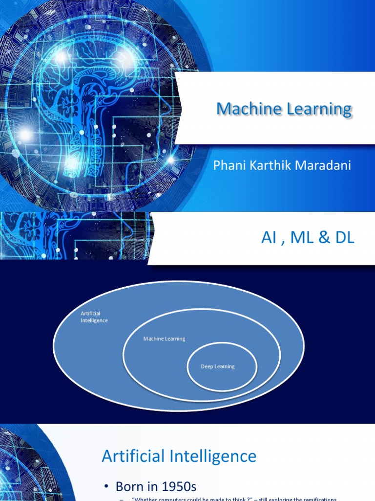 Machine Learning | PDF | Machine Learning | Deep Learning