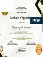 TESLA 2021 E-Certificate - Sabanal