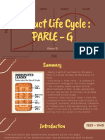 Product Life Cycle: Parle - G: Group 10