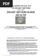 Download Reasons to Say No to Smart Meters by Center for Electrosmog Prevention SN52614951 doc pdf