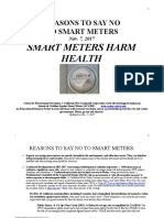 Reasons to Say No to Smart Meters