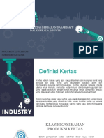 Produksi Kertas Kayu Skala Industri