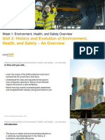 Unit 2: History and Evolution of Environment, Health, and Safety - An Overview