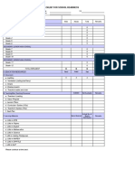 Evaluation Checklist For School Readiness v1