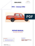 Mahindra Getaway Crde 2.6 2007-2013 Service Manual