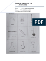 Chemistry For Engineers (NS 111) : Safety