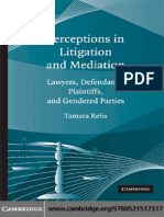 Perceptions in Litigation and Mediation Lawyers, Defendants, Plaintiffs, and Gendered Parties (PDFDrive) - Password - Removed