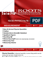 IGCSE Physics Measurement Guide