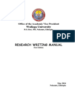 Guideline, Research Writing