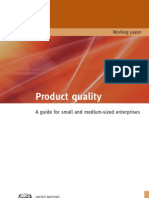 Product Quality. A Guide for Small and Medium-Sized Enterprises