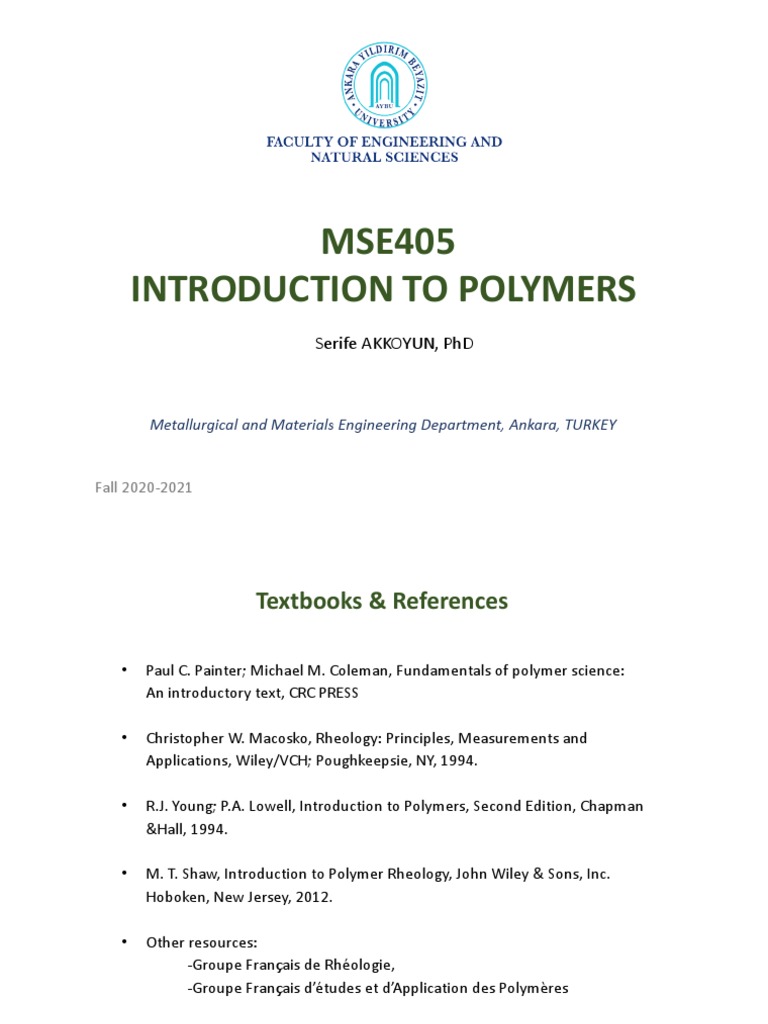 Introduction to Polymer Science | PDF | Polymers | Thermoplastic