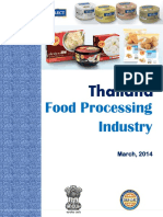 Thailand Food Processing Industry March 2014