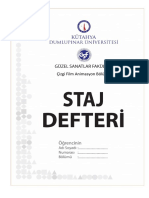 Staj Defteri