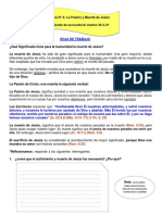 Tema #4 - El Plan de Redencio, La Pasion Muerte de Jesus-2do de Sec. Martes 30-3-21