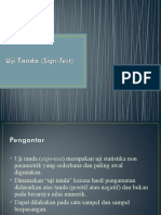 Uji Tanda Sign Test