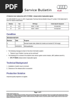 Technical Service Bulletin: Condition