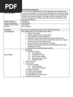 Course Name System Analysis and Design Course Description