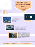 How Different Landforms Were Formed?: Mountains, Valley, Ridges and Volcanoes