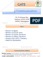 Analog Communication: Dr. CH - Srinivasa Rao, JNTUK, Vizianagaram