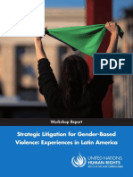 Strategic Litigation For Gender-Based Violence: Experiences in Latin America