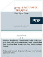 Minggu 8 - Pola Ayat Dasar