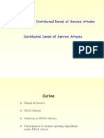 Defending Against Distributed Denial of Service Attacks