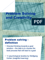 Problem Solving and Creativity