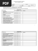 Inspection Checklist For: Air Handling Units + Fan Coil Units