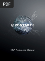 KSP Reference Manual