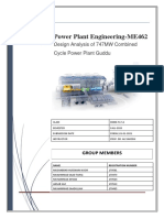 Energy Analysis of Combined Cycle Power Plant 740MW