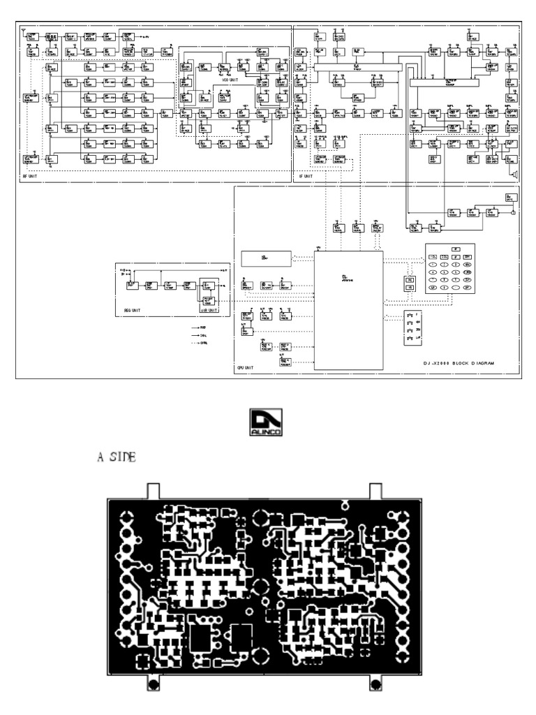 Alinco DJ-X2000 Service Manual | Electronic Engineering | Electronics