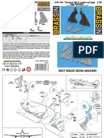 1-48 Tempest Mk. V Undercarriage Legs BRONZE Eduard