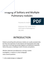 Imaging of Solitary and Multiple Pulmonary Nodules