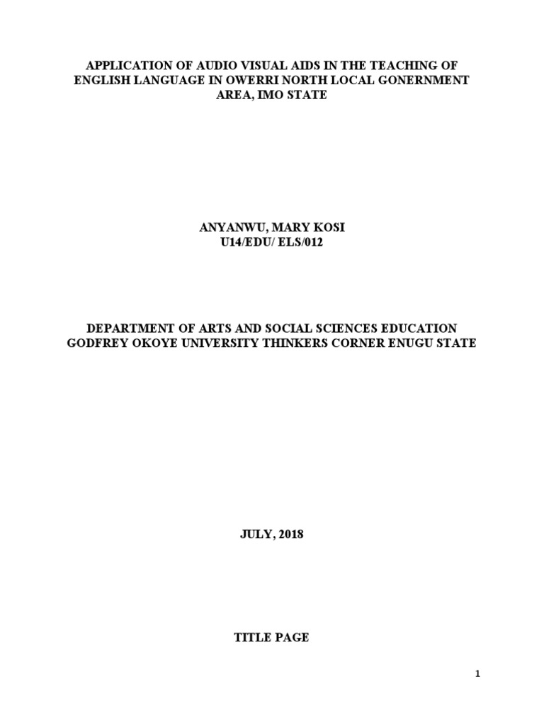 Audio Visual Aids In English Teaching Pdf Teachers Learning