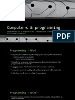 Computers & Programming
