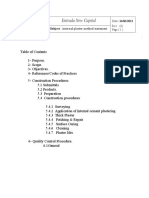 Method of Statment For Internal Plaster Works t1