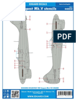 Tempest Mk.V Stencil Decals for 1/48 Scale Models