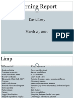 Differential Diagnosis For Pediatric Patient With A Limp 03.23.2011