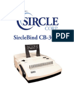 SircleBind CB-3000 Instruction Manual
