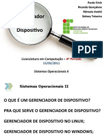 TRABALHO - GERENCIADOR DE DISPOSITIVOS