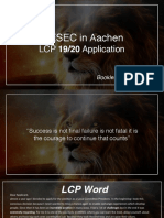 LCP Application Package Aachen