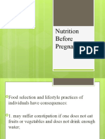 1 Nutrition Before Pregnancy